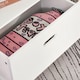 image 9 of HOMCOM Kids Children Wooden Bookcase w/Drawer Bedroom Furniture Bookshelf Storage Rack Display Unit Toys Games Organisation Cabinet Pink Blue Back Panel 50 x 30 x 142 cm