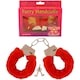image 1 of Red Furry Handcuffs and Keys - Hen Party, Role Play