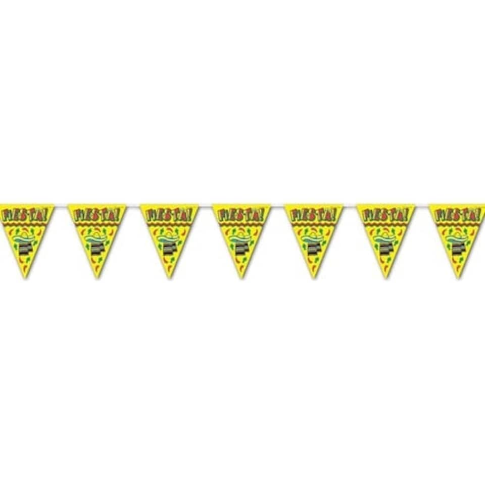 Mexican Fiesta Pennant Banner - 12 Ft / 366cm