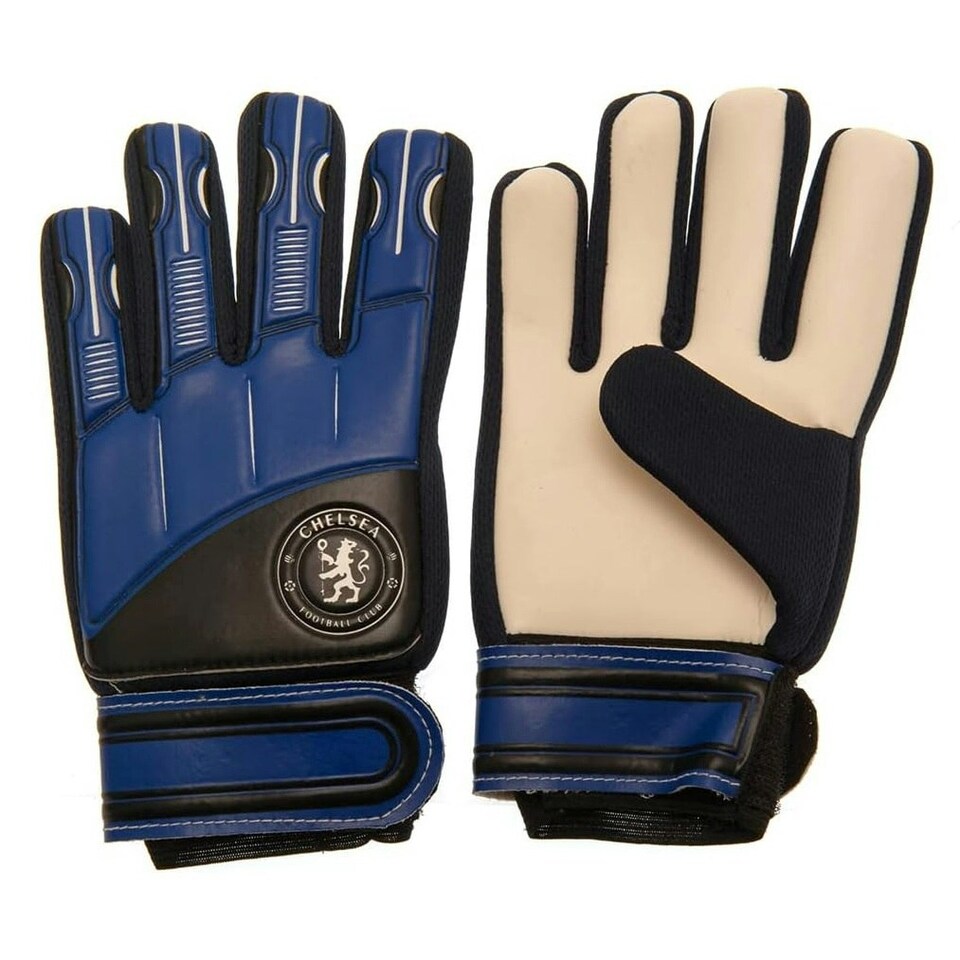 image 1 of Chelsea DELTA Goalkeeper Gloves - Youth Blue