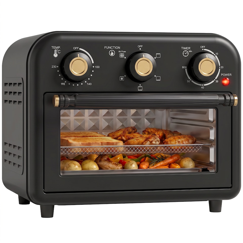 image 1 of HOMCOM Air Fryer Oven, Convection Oven, 12 L