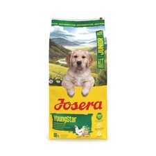 Josera Junior YoungStar complete puppy food | Grain-free | All breed sizes | Lots of meat | Optimal digestibility | Salmon Oil Omega 3 | 12.5kg