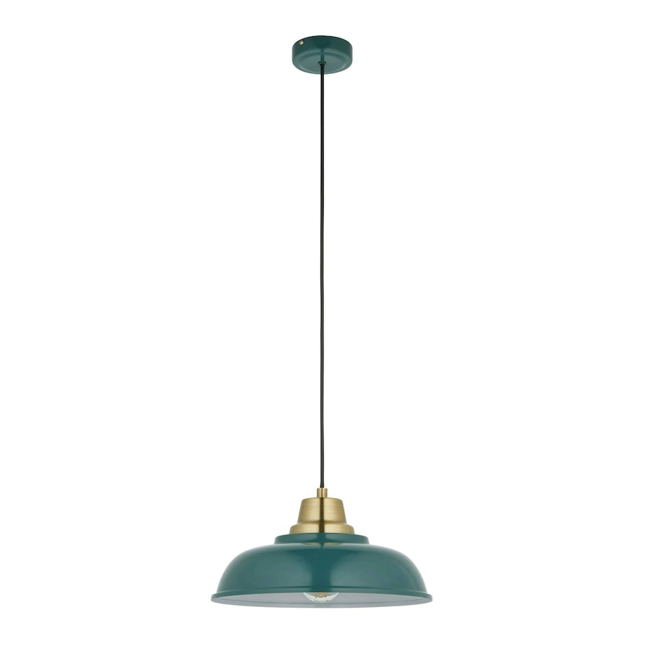 image 1 of Bakewell Teal Ceiling Pendant N/A