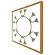 image 1 of Ancient egyptian lotus motifs (Picture Frame) Brown | Oak | XL