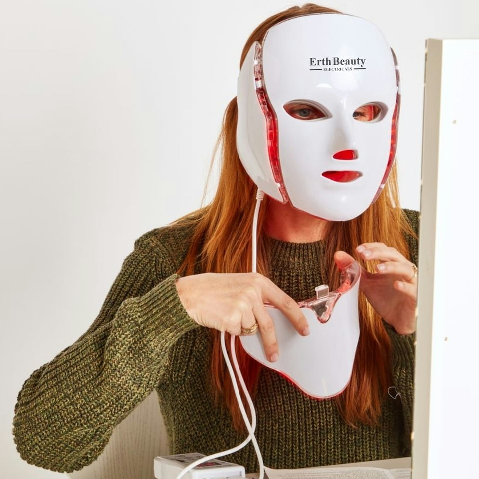 image 1 of 7 Color Face + Neck Led Mask - Limited Edition