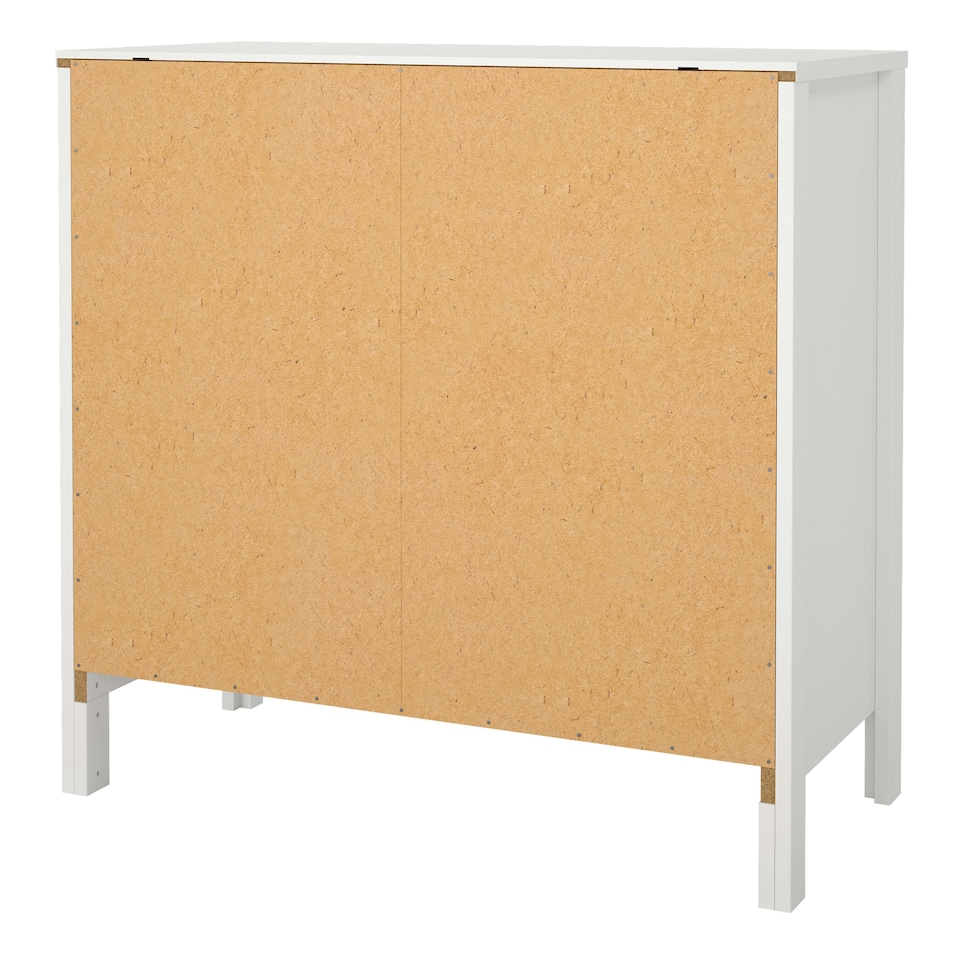 image 1 of Madrid Chest 3 Drawers in White