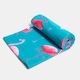 image 2 of OHS Soft Quick Drying Flamingo Print Travel Holiday Absorbent Beach Bath Towel Blue | Sea Blue | One size