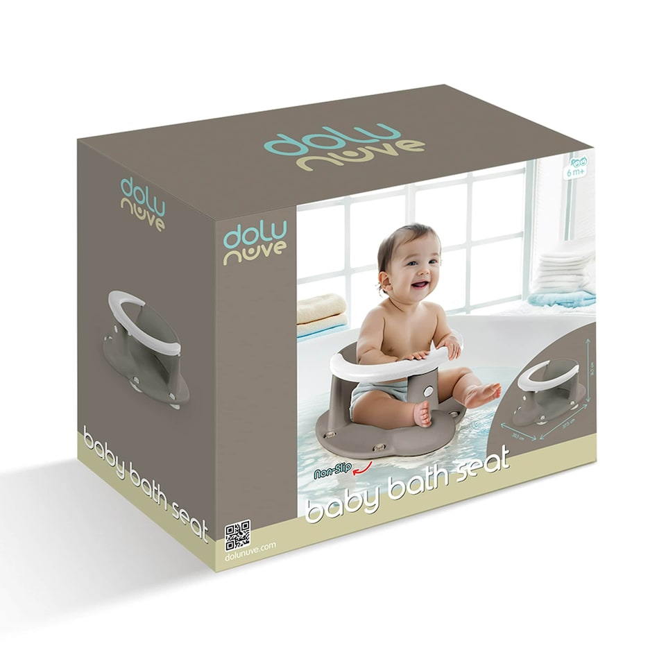 image 1 of Dolu Baby Bath Seat - Grey