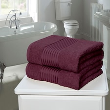 Windsor 500 gsm Cotton Super Soft And Absorbant Towel | Purple | Face cloth | 1