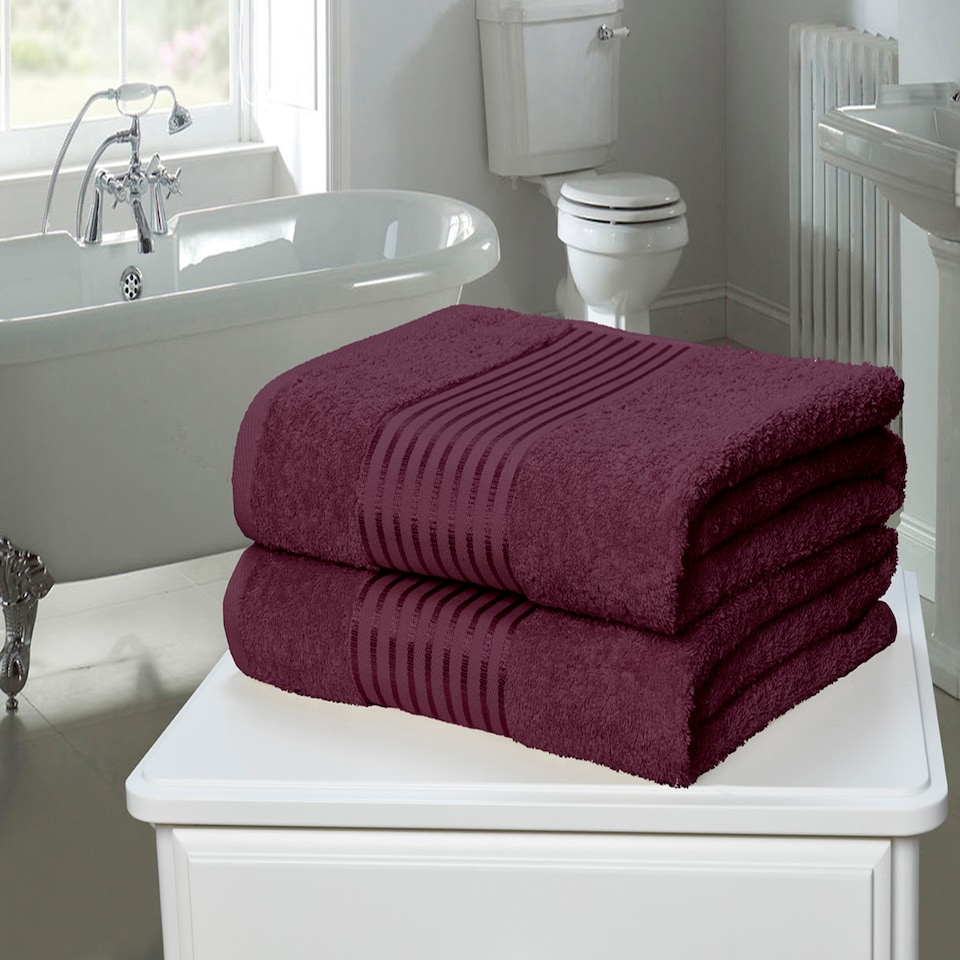 Windsor 500 gsm Cotton Super Soft And Absorbant Towel | Purple | Face cloth | 1