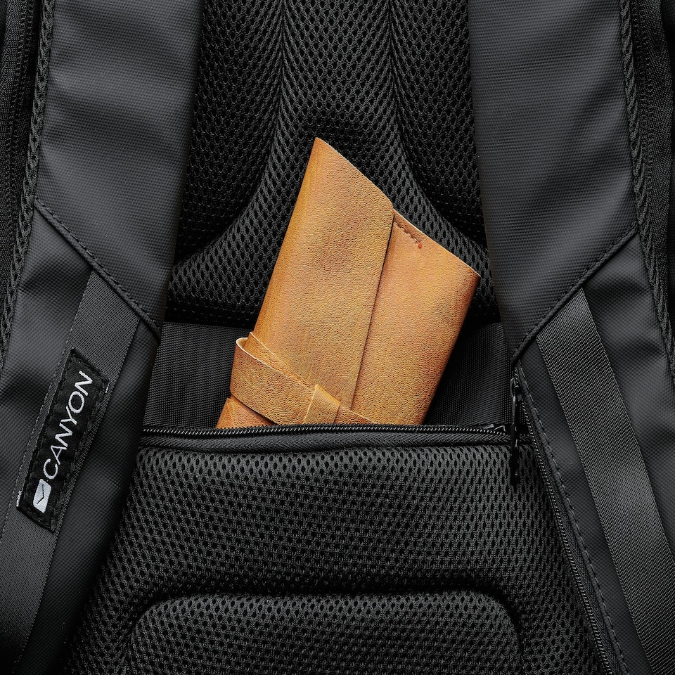 image 1 of Canyon Anti-theft Backpack for 15.6'' Laptop Black Black