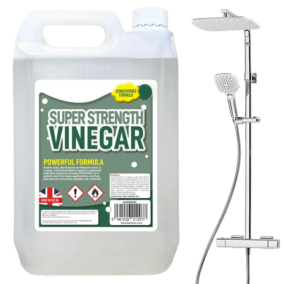 image 1 of 1 x 5 Litre Powerful Highly Concentrated Super Strength Vinegar Perfect For Sanitising