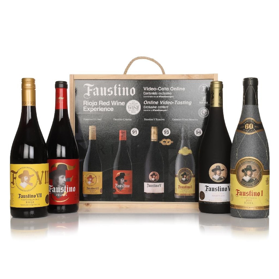 image 1 of Faustino Rioja Red Wine Experience Gift Pack | Clear