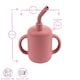 image 4 of Tiny Dining 4pc Baby Silicone Suction Feeding Set - Ochre