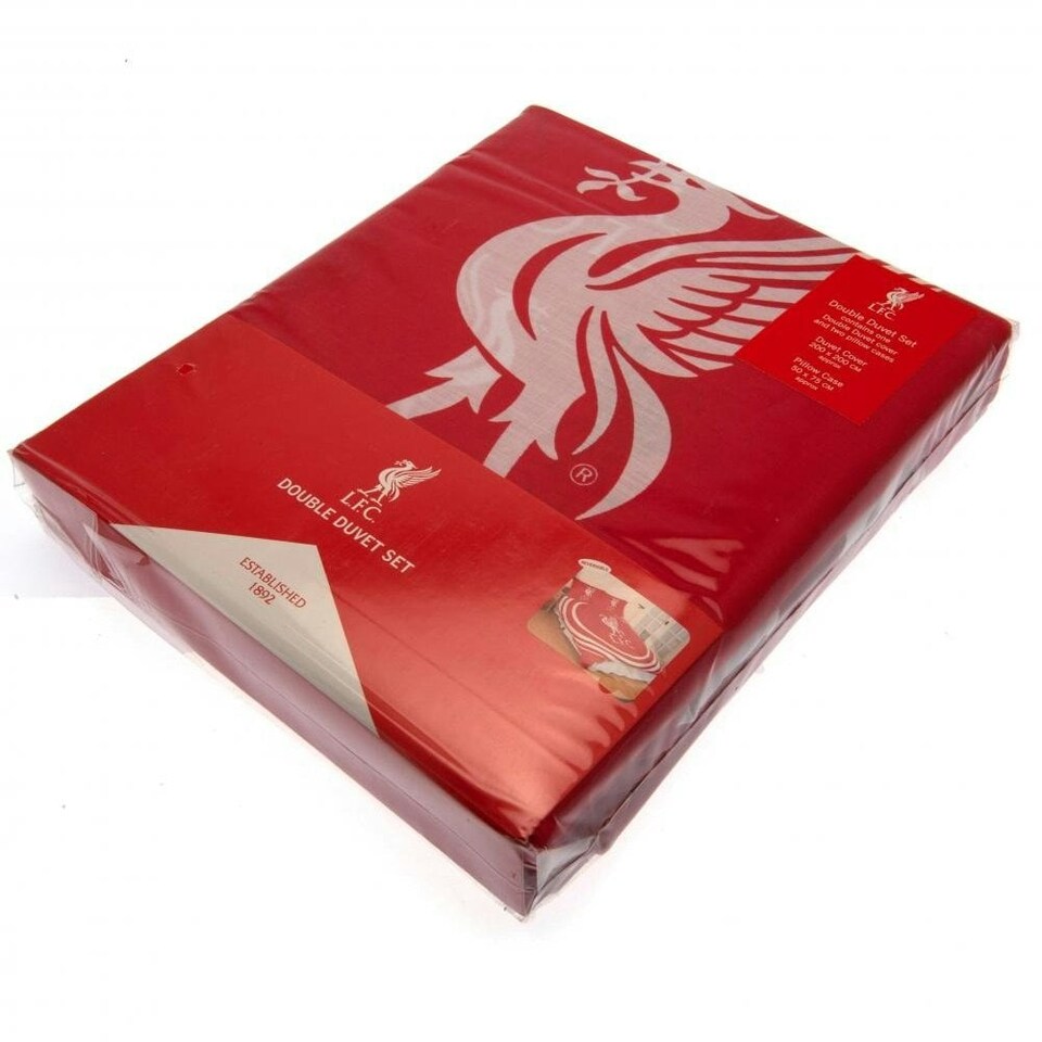 image 1 of Liverpool FC Pulse Double Duvet Set - Red - One Size