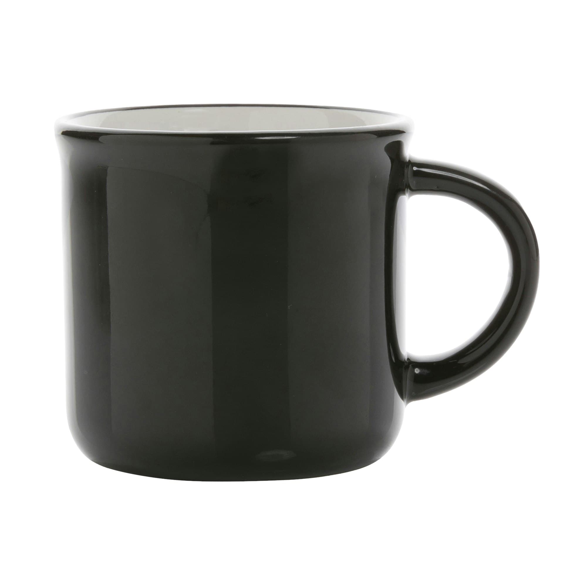 XD Collection Vintage Ceramic 280ml Mug - Black - One Size