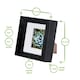 image 4 of Nicola Spring 4 x 4" Photo Frame - Light Wood/Black Mount - 3D Photo Frame Picture Frame Box Portrait Display Case (12.5 x 12.5cm)