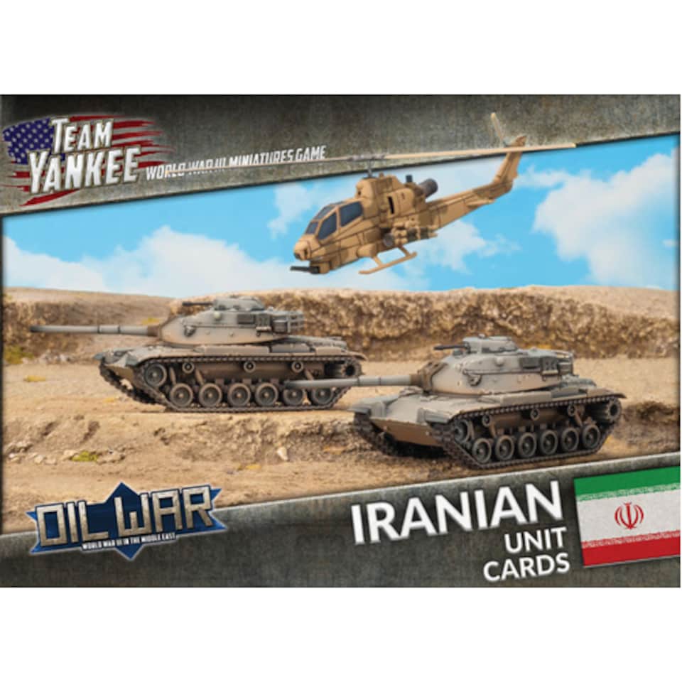 Team Yankee: Iranian Unit Cards