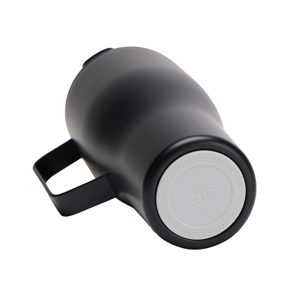 image 1 of Vinga Eos Voyager Recycled Stainless Steel 800ml Bottle - Black - One Size Black