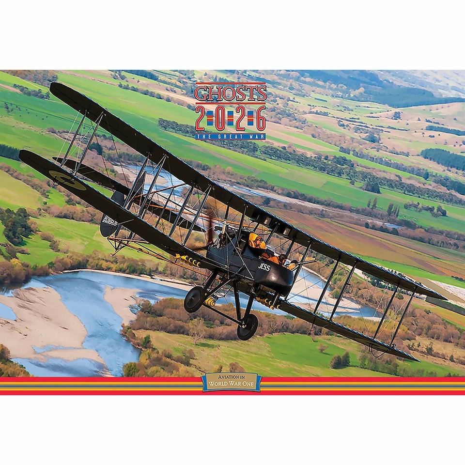 image 1 of Ghosts, World War One the Great War Deluxe Calendar 2026, Deluxe Calendars, Month To View, History & Literature, Gift