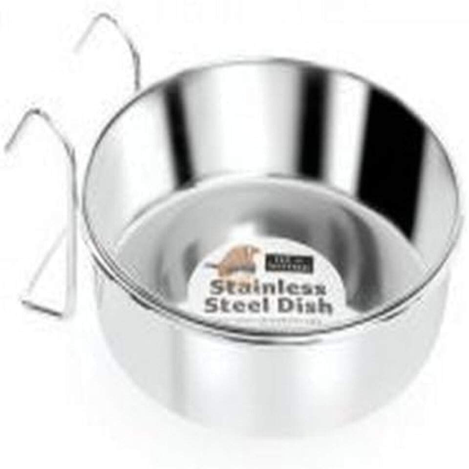 image 1 of Coop Cup with Hook Holder in Stainless Steel (10 oz)