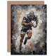 image 1 of Rugby Player Forward World Cup Sport Fan Greeting Card