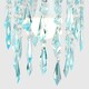 image 1 of ValueLights Ceiling Pendant Light Shade With Teal And Clear Acrylic Jewel Effect Droplets