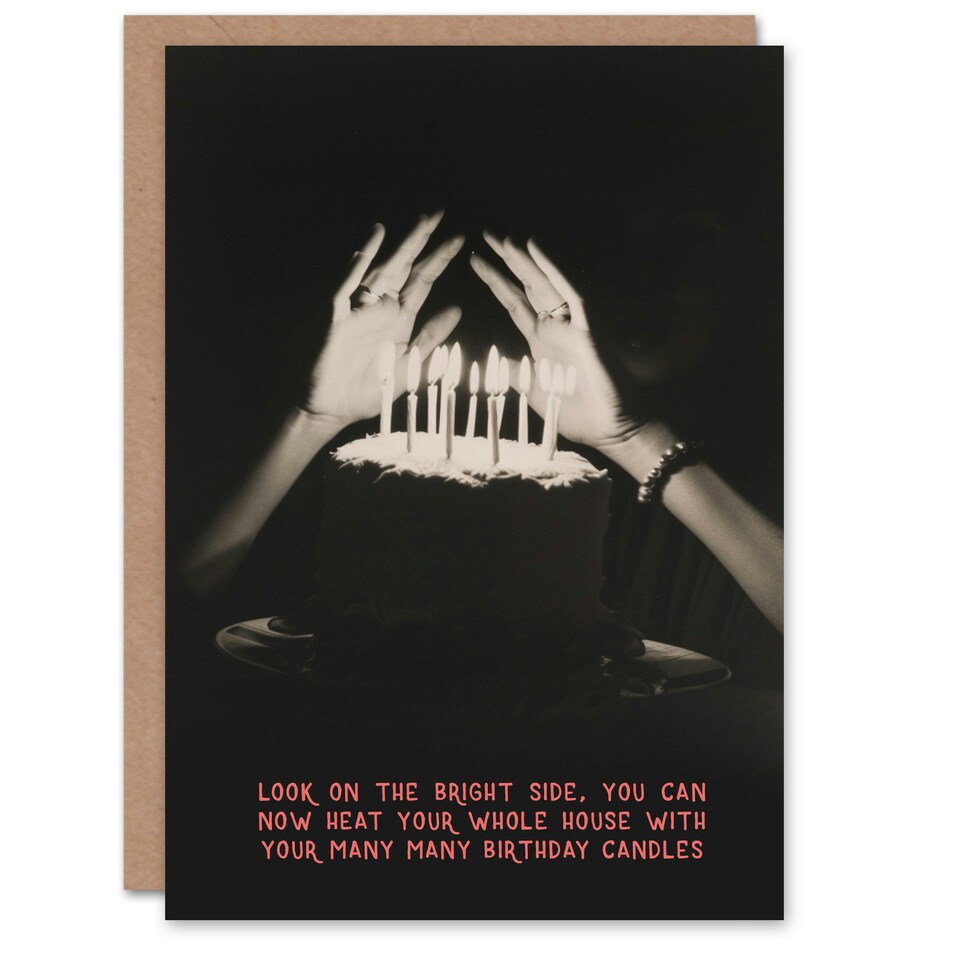 image 1 of Many Candles Cake Joke Humour Woman Her Funny Birthday Card