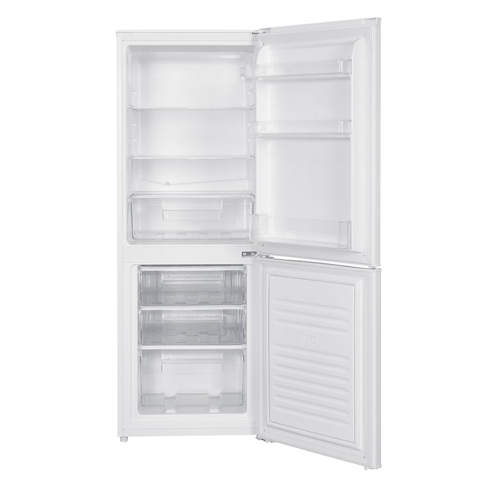 image 1 of HYE 60-40 Freestanding Fridge Freezer, 207 Litre, 55cm, White - RF01FF207W01