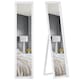 image 1 of HOMCOM Full Length Mirror, Floor Standing or Wall-Mounted Long Mirror, White