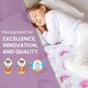 image 7 of Toddler Potty Training Bed Pads - Soft Waterproof Bedwetting Pee Protector Mat for Kids - Incontinence Mattress Sheet Absorbs Up to 2000ml - 135 x 85cm, Rainbow White | Rainbow | Double