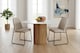 image 7 of Luxor Real Marbel White Dining Table 120cm 4 to 6 seater