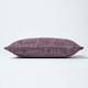 image 2 of Homescapes Nirvana Cotton Mauve Rectangular Cushion Cover - 30 x 50 cm | Purple | Mauve | 30 x 50 cm