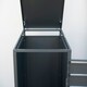 image 4 of Trimetals Single 240L Wheelie Bin Store Anthracite Grey Grey