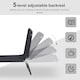 image 3 of Outsunny Folding Lounge Chair Outdoor Chaise Lounge for Bench Patio Black