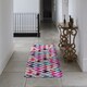 image 3 of Tropical Geometric Zig Zags (Runner Rug) Multi
