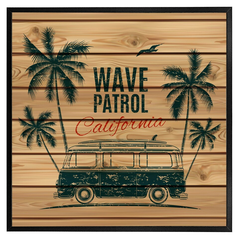 image 1 of California wave patrol (Picutre Frame) Brown | M