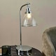 image 2 of Brunswick Polished Nickel & Glass Desk Table Lamp Silver
