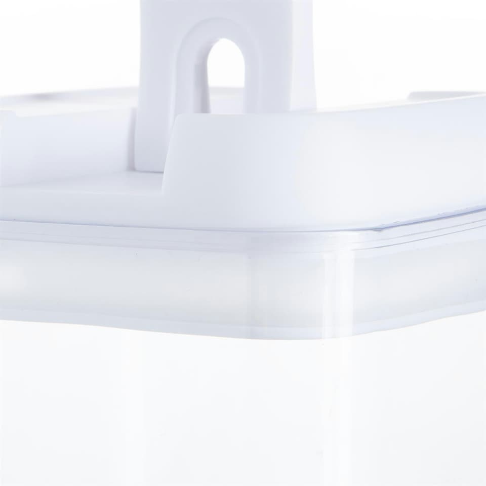 image 1 of Argon Tableware 4 Piece Flip Lock Plastic Food Storage Containers Set - White
