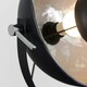 image 1 of ValueLights Morpho Gloss Black Floor Lamp and LED Bulb