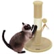 image 1 of PawHut Cat Scratching Post with Jute Sisal Rope Toy Ball, 47cm, Tall Brown