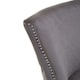 image 5 of Interiors by Premier Grey Velvet Dining Chair, Curved High Back Office Chair, Aesthetic Velvet Accent chair for Living Room