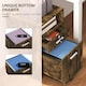 image 5 of Vinsetto Mobile File Cabinet Lockable Documents Storage w/ 5 Wheels Black