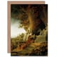image 1 of Rembrandt Christ and St Mary Magdalen at the Tomb Fine Art Card