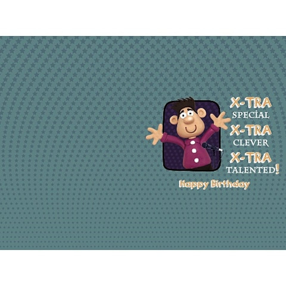 image 1 of Happy Birthday Son Humour X Factor Card