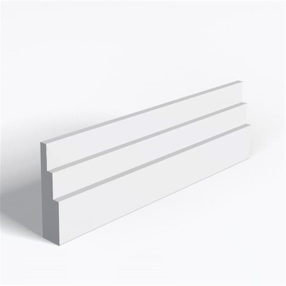 Pack of 15 (Total 15 Units) - Moisture Resistant MDF Double Step Architrave & Rebate - 18mm (T) x 69mm (H) x 3050mm (L)