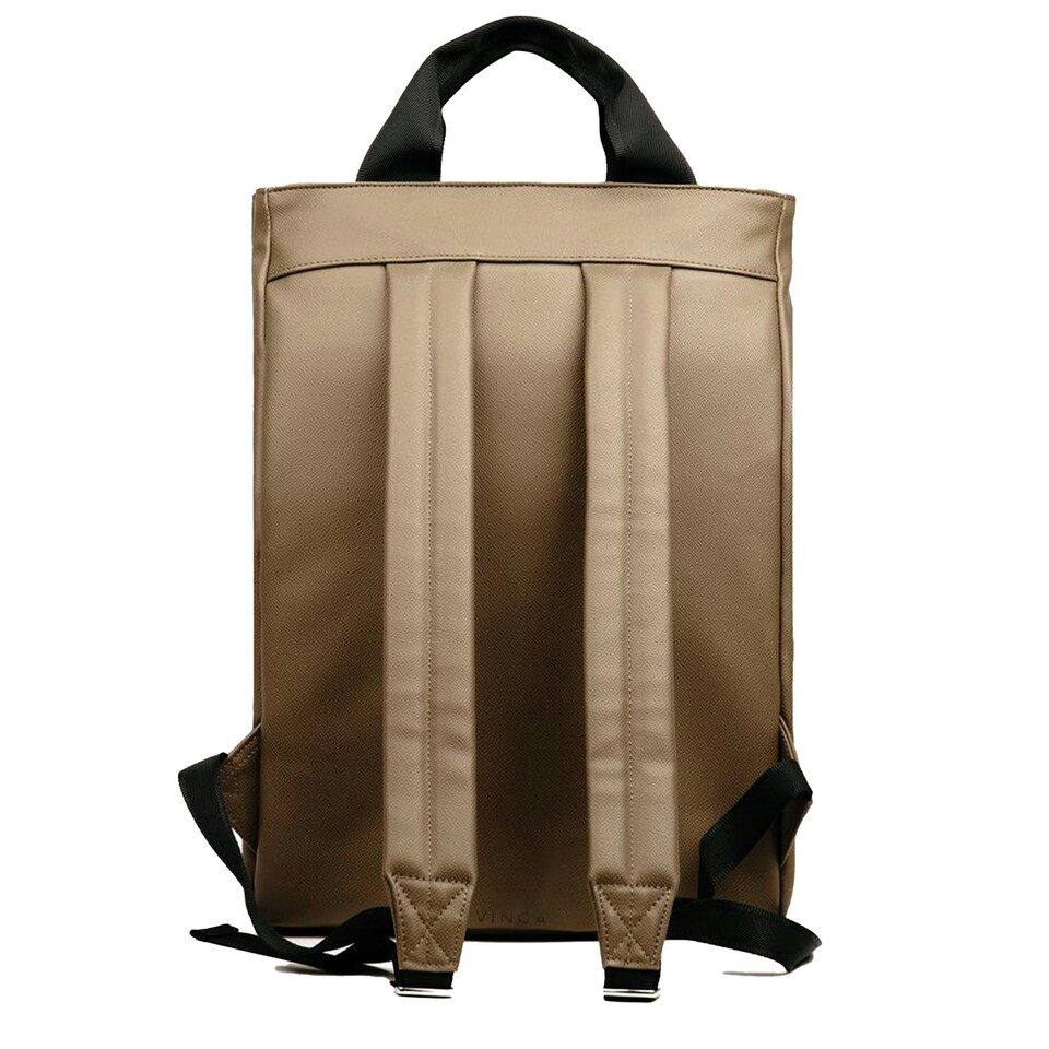image 1 of Vinga Bermond PU Recycled Backpack - Brown - One Size | Brown