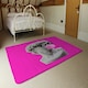 image 3 of Plaster statue,  David's head in pixel glasses (Rug) Pink | XL