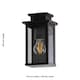 image 7 of Set of 2 Cotswold - Black Traditional Flush Outdoor Wall Lights