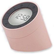 Acctim Jowie Dual Digital Alarm Clock & Nightlight Superbrite Crescendo Alarm Touch Sensor | Pink | Pink